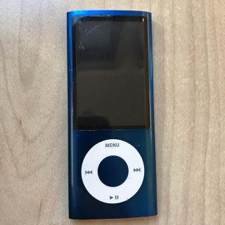 iPod nano ブルー ジャンク オマケ 充電器 付き(ポータブルプレーヤー)