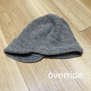 オーバーライド(override)の最終値下げ！！！ニットキャップ(ニット帽/ビーニー)