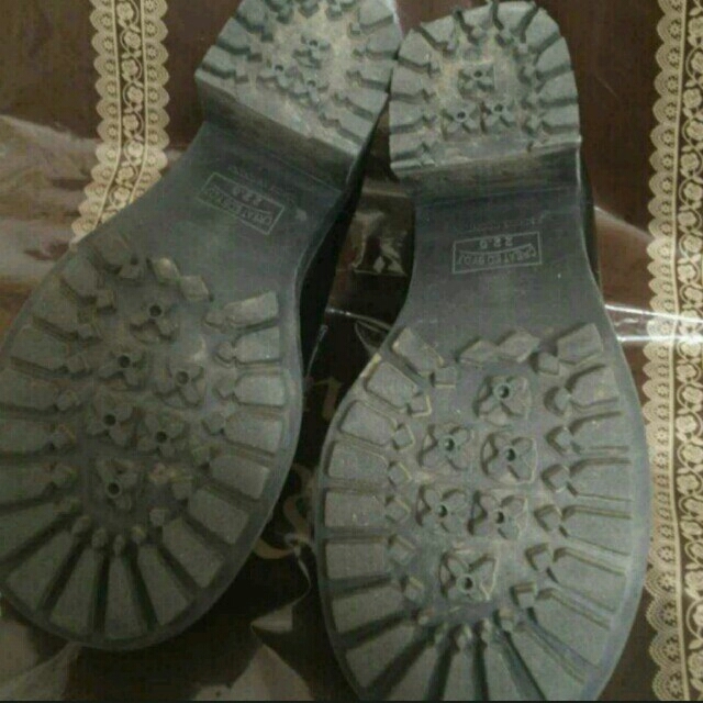 王子系*おでこ靴ローファー(黒) レディースの靴/シューズ(ローファー/革靴)の商品写真