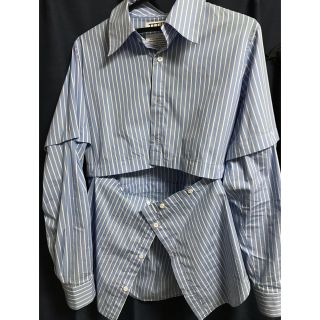 ジョンローレンスサリバン(JOHN LAWRENCE SULLIVAN)のttt_msw combination shirts blue(シャツ)