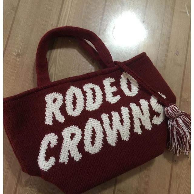 RODEO CROWNS WIDE BOWL(ロデオクラウンズワイドボウル)のロデオ ミニトート ニットハンドバッグ レディースのバッグ(ハンドバッグ)の商品写真