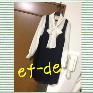 エフデ(ef-de)のエフデ☆ワンピ(ひざ丈ワンピース)