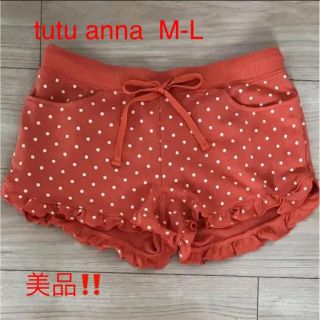 チュチュアンナ(tutuanna)のtutu annaチュチュアンナ  レディース ドット柄 ショートパンツ(ルームウェア)