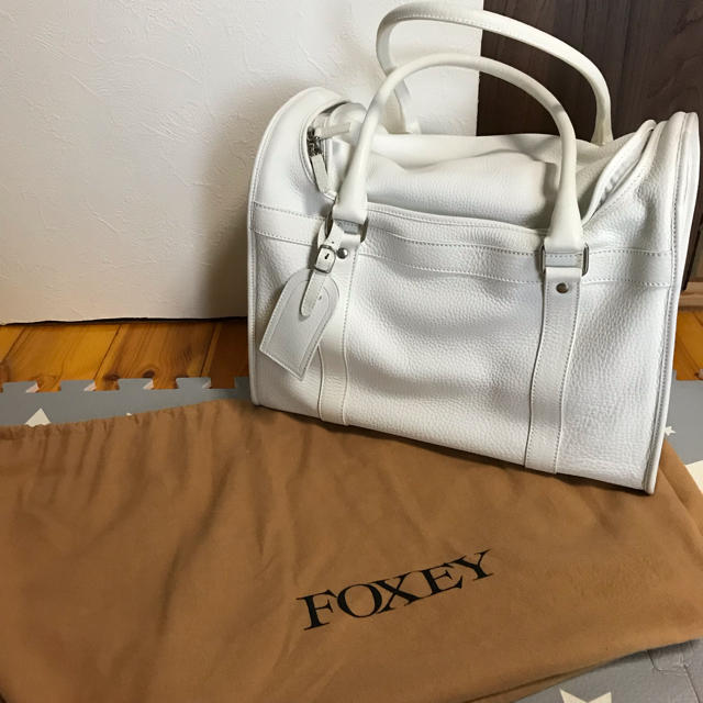 FOXEY皮バックバッグ