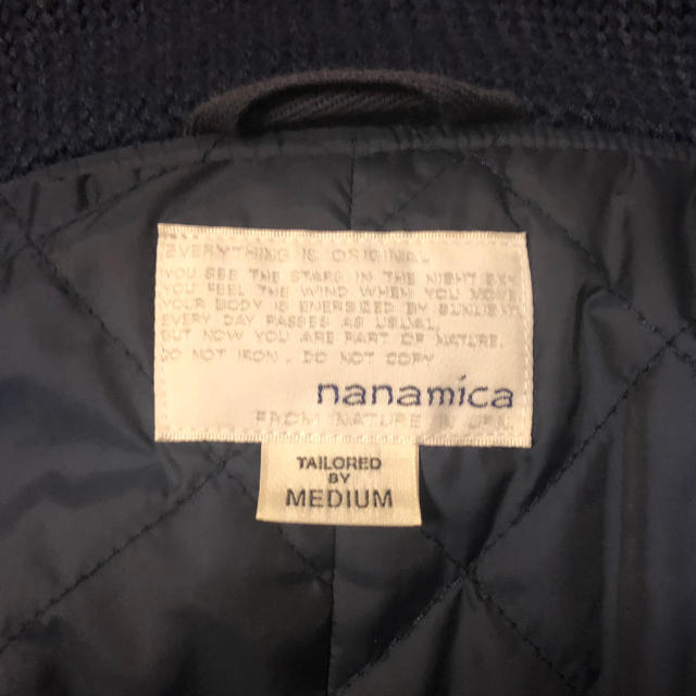nanamica(ナナミカ)の【美品】namica ナナミカ 65/35 Donkey Coat ネイビー M メンズのジャケット/アウター(ステンカラーコート)の商品写真