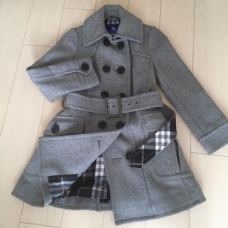 バーバリーブルーレーベル(BURBERRY BLUE LABEL)の【美品】バーバリーブルーレーベル コート(ロングコート)