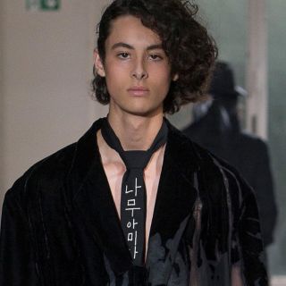 ヨウジヤマモト(Yohji Yamamoto)のyohji yamamoto 18ss ネクタイ(ネクタイ)