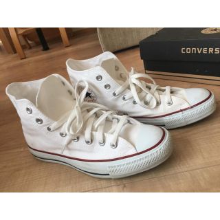 コンバース(CONVERSE)のコンバース オールスター ハイカット 白 27cm(スニーカー)