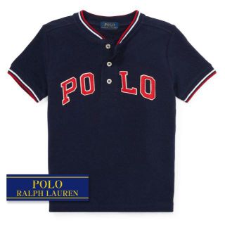 ラルフローレン(Ralph Lauren)の ☆新品☆110 ラルフローレン コットンヘンリーTシャツ ネイビー 3904(Tシャツ/カットソー)