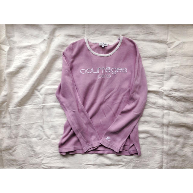 Courreges(クレージュ)のクレージュ パープルカットソー レディースのトップス(カットソー(長袖/七分))の商品写真