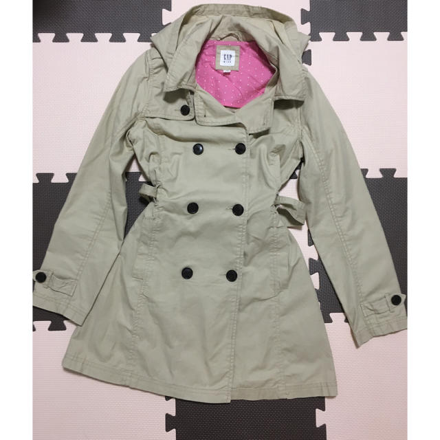 GAP Kids(ギャップキッズ)のギャップキッズ トレンチコート 150 キッズ/ベビー/マタニティのキッズ服女の子用(90cm~)(コート)の商品写真