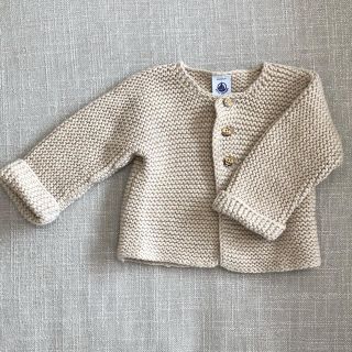 プチバトー(PETIT BATEAU)のプチバトー カーディガン 6m/67cm(カーディガン/ボレロ)