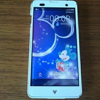 ディズニー(Disney)のドコモ スマートフォンDisney Mobile on docomo F-07E(スマートフォン本体)