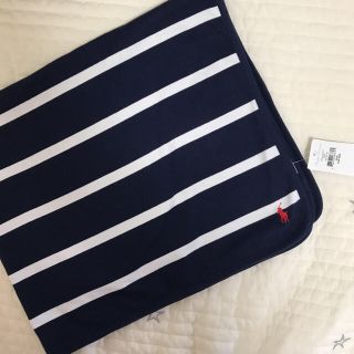 ラルフローレン(Ralph Lauren)のラルフローレン☆ボーダーおくるみ(おくるみ/ブランケット)