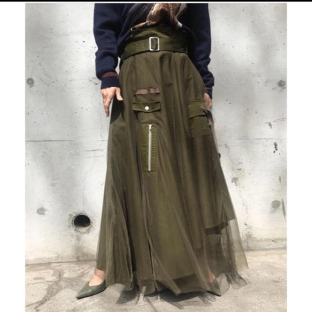 ロングスカート Ameri VINTAGE - Ameri Vintage MILITARY ASYMMETRY SKIRT