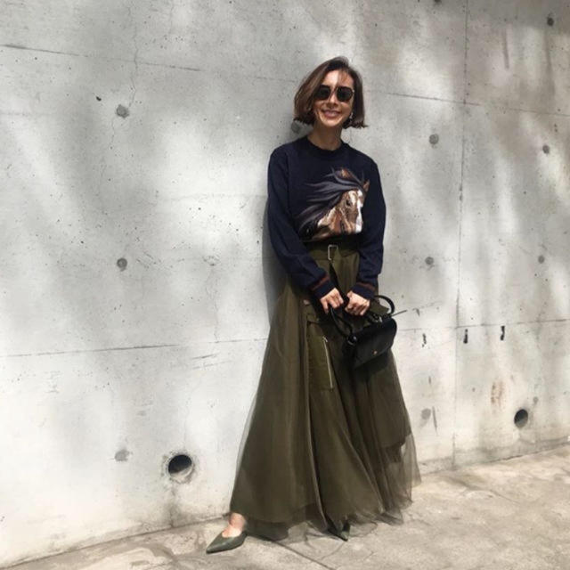 Ameri VINTAGE - Ameri Vintage MILITARY ASYMMETRY SKIRTの通販 by