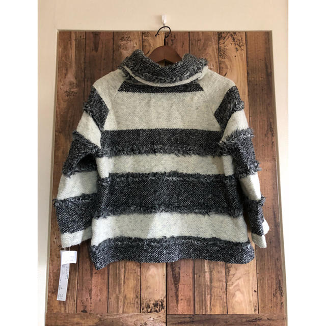 ニット/セーター 新品 Riche ボーダー タートルネック セーターニット