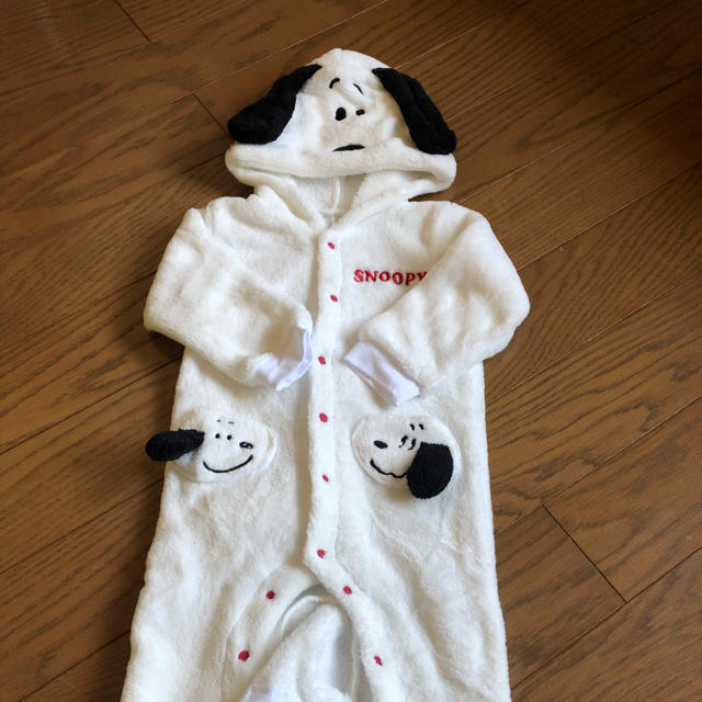 SNOOPY(スヌーピー)のスヌーピー   ロンパース カバーオール キッズ/ベビー/マタニティのベビー服(~85cm)(カバーオール)の商品写真