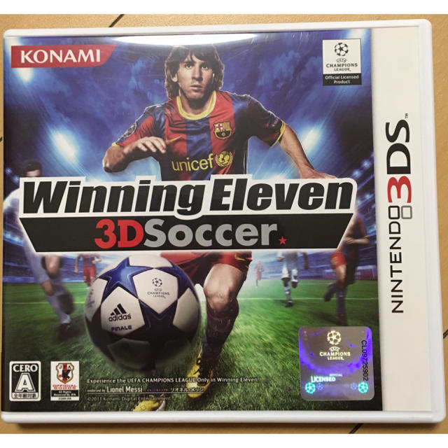 KONAMI(コナミ)の［美品］WinningEleven 3D Soccer ニンテンドー3DS エンタメ/ホビーのゲームソフト/ゲーム機本体(携帯用ゲームソフト)の商品写真