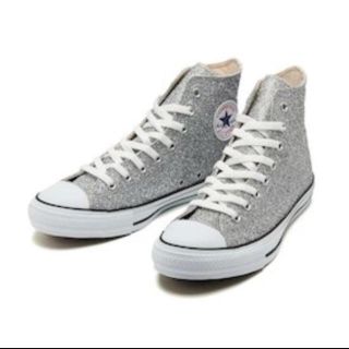 コンバース(CONVERSE)の【完売】コンバース オールスター シルバー ラメ ハイカット 27.5cm(スニーカー)