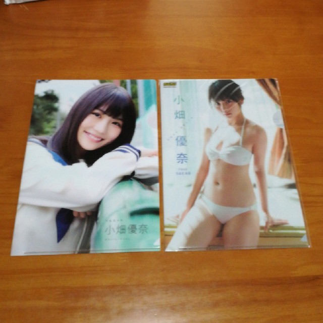 SKE48(エスケーイーフォーティーエイト)のSKE 48　小畑優奈クリアファイル２枚 エンタメ/ホビーのタレントグッズ(アイドルグッズ)の商品写真