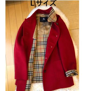 バーバリー(BURBERRY)の美品本物バーバリーBurberryウールカシミヤコート♫Ｌサイズオススメ品(その他)