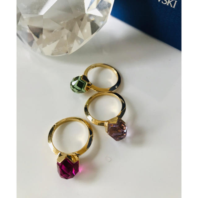 SWAROVSKI(スワロフスキー)の新品 Swarovski スワロフスキー 3連リング レディースのアクセサリー(リング(指輪))の商品写真