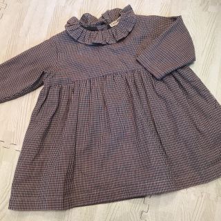 キャラメルベビー&チャイルド(Caramel baby&child )のキャラメル 17AW ワンピース 12m 美品 (ワンピース)