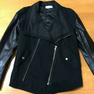 デイシー(deicy)の新品　deicy　デイシー　ライダース　ジャケット　定価5万　羊革　石原さとみ(ライダースジャケット)