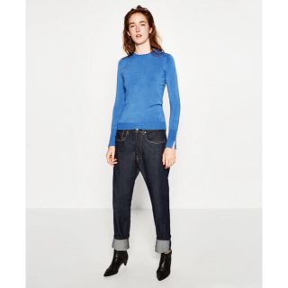 ザラ(ZARA)のZARAニットゴールドボタン(ニット/セーター)