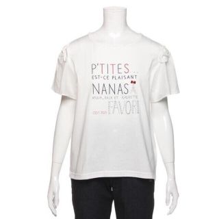 ポンポネット(pom ponette)のポンポネット新品袖リボンエッフェル刺しゅうTシャツ150cm(Tシャツ/カットソー)