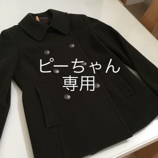 アンタイトル(UNTITLED)のUNTITLED 4  カーキ色 Pコート クリーニング済み 美品(ピーコート)