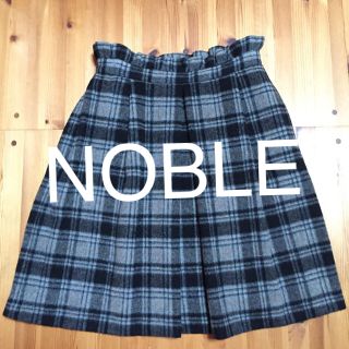 ノーブル(Noble)のNOBLEチェックスカート(ひざ丈スカート)