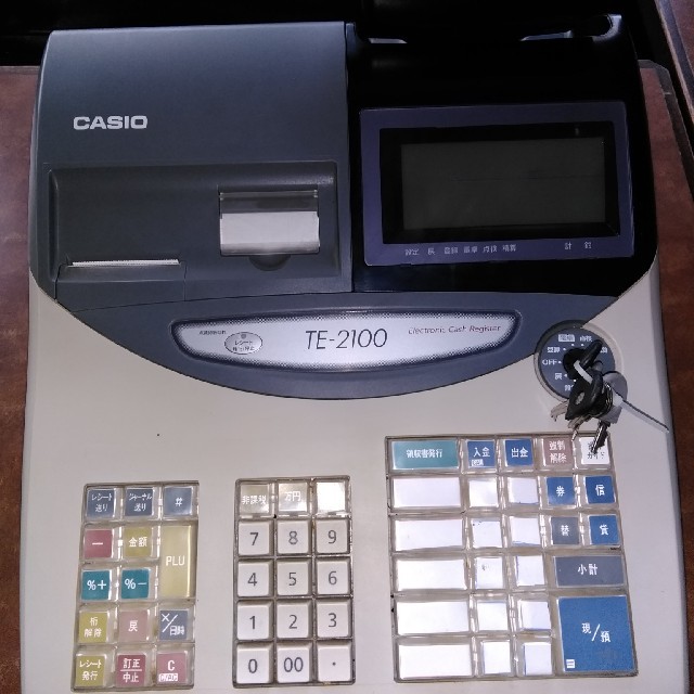 CASIO - カシオ電子レジスターTE-2100の通販 by きゅうちゃん1105's shop｜カシオならラクマ