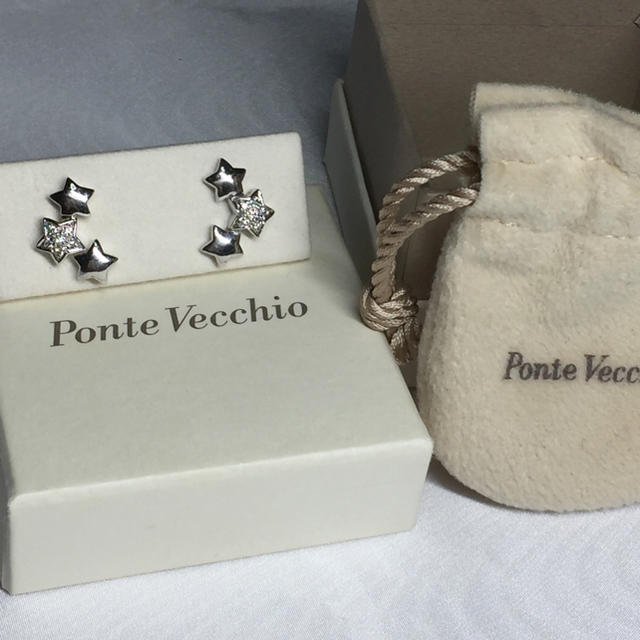最も PonteVecchio - ゆうママ ポンテヴェキオ K18 ダイヤピアス