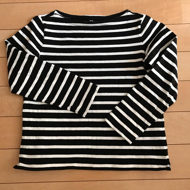 UNIQLO(ユニクロ)のボーダーカットソー レディースのトップス(カットソー(長袖/七分))の商品写真