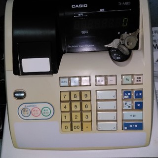 カシオ(CASIO)のカシオ電子レジスターTE-M80(店舗用品)