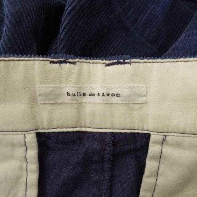 bulle de savon(ビュルデサボン)のビュルデサボン コーデュロイショートパンツ ブルー(pt-223) レディースのワンピース(ひざ丈ワンピース)の商品写真