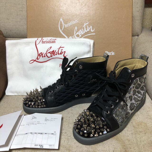 Christian Louboutin 美品 クリスチャンルブタン スニーカー 40 スワロフスキーの通販 By Chee S Shop クリスチャンルブタンならラクマ