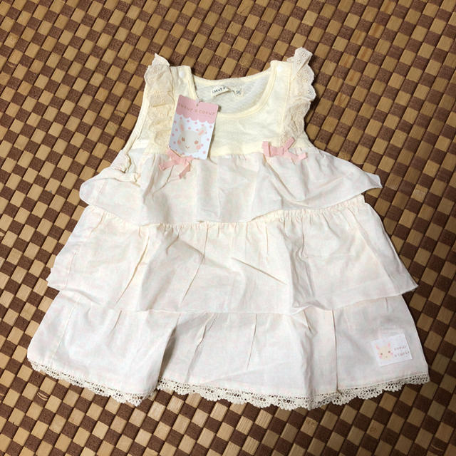 coeur a coeur(クーラクール)のみあ様専用です　クーラクール 新品 95 キッズ/ベビー/マタニティのキッズ服女の子用(90cm~)(ワンピース)の商品写真