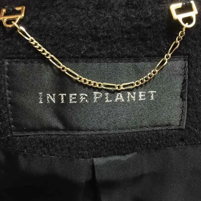 INTERPLANET(インタープラネット)のINTER PLANET ノーカラーコート ラビットファー レディースのジャケット/アウター(毛皮/ファーコート)の商品写真