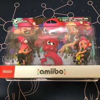 ニンテンドウ(任天堂)の【新品】amiibo トリプルセット スプラトゥーン2(ゲームキャラクター)