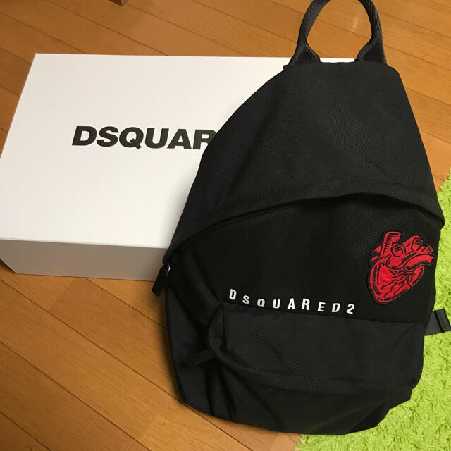 DSQUARED2(ディースクエアード)のsinさん専用 最終値下げ ★D SQUARED2★ 心臓パッチ バックパック  メンズのバッグ(バッグパック/リュック)の商品写真