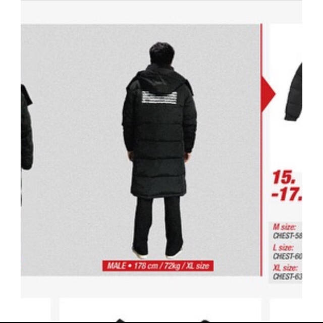 PEACEMINUSONE(ピースマイナスワン)のBIGBANG LONG DOWN PARKA メンズのジャケット/アウター(ダウンジャケット)の商品写真