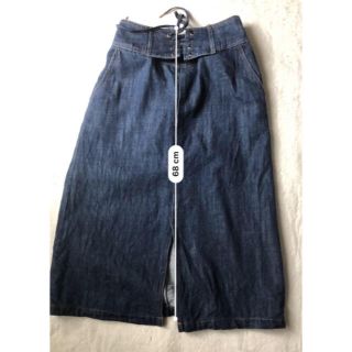 ダブルクローゼット(w closet)のw closet、デニムスカート、ハイウエスト(ひざ丈スカート)