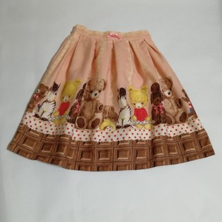 シャーリーテンプル(Shirley Temple)のシャーリーテンプル130チョコ柄スカート(スカート)