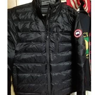 カナダグース(CANADA GOOSE)のカナダグース ロッジジャケット ダウンジャケット M ブラック (ダウンジャケット)