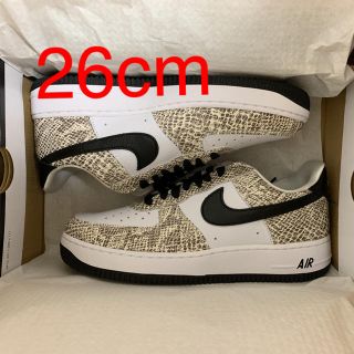 ナイキ(NIKE)のnike air force 1 cocoa snake 26cm(スニーカー)