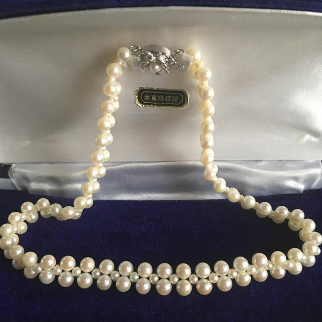 本真珠 あこやパール チョーカータイプ H051 silver セール レディースのアクセサリー(ネックレス)の商品写真