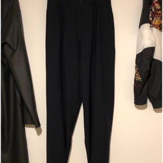 ヨウジヤマモト(Yohji Yamamoto)のyohji yamamoto ヨウジヤマモト ワイドテーパードパンツ(スラックス)